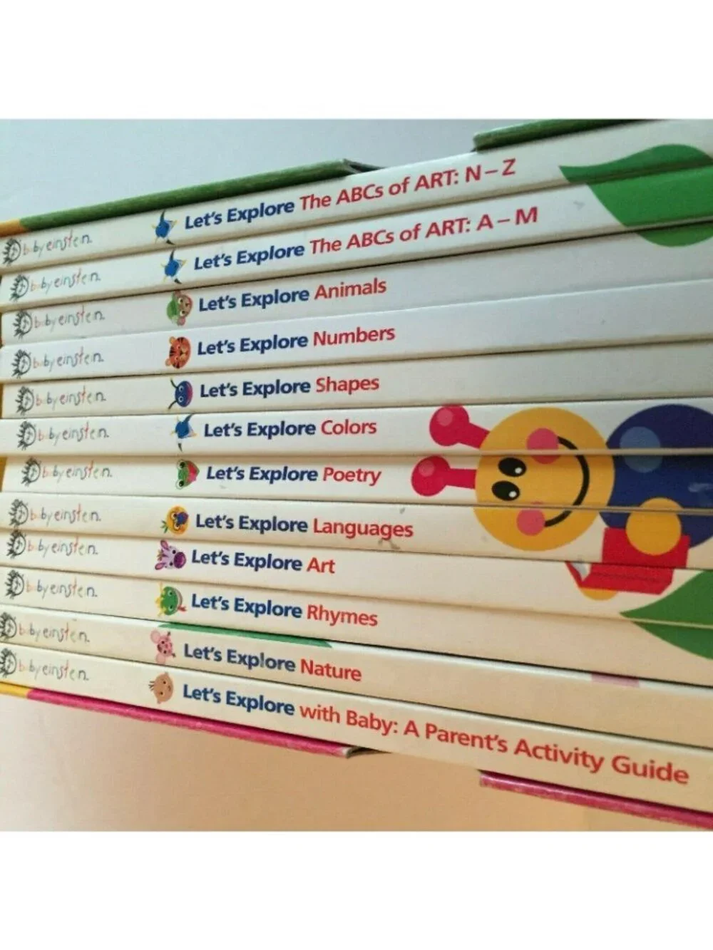 Baby Einsten Learning Library Box Set 12 Books Explore Numbers Colors Shapes Art